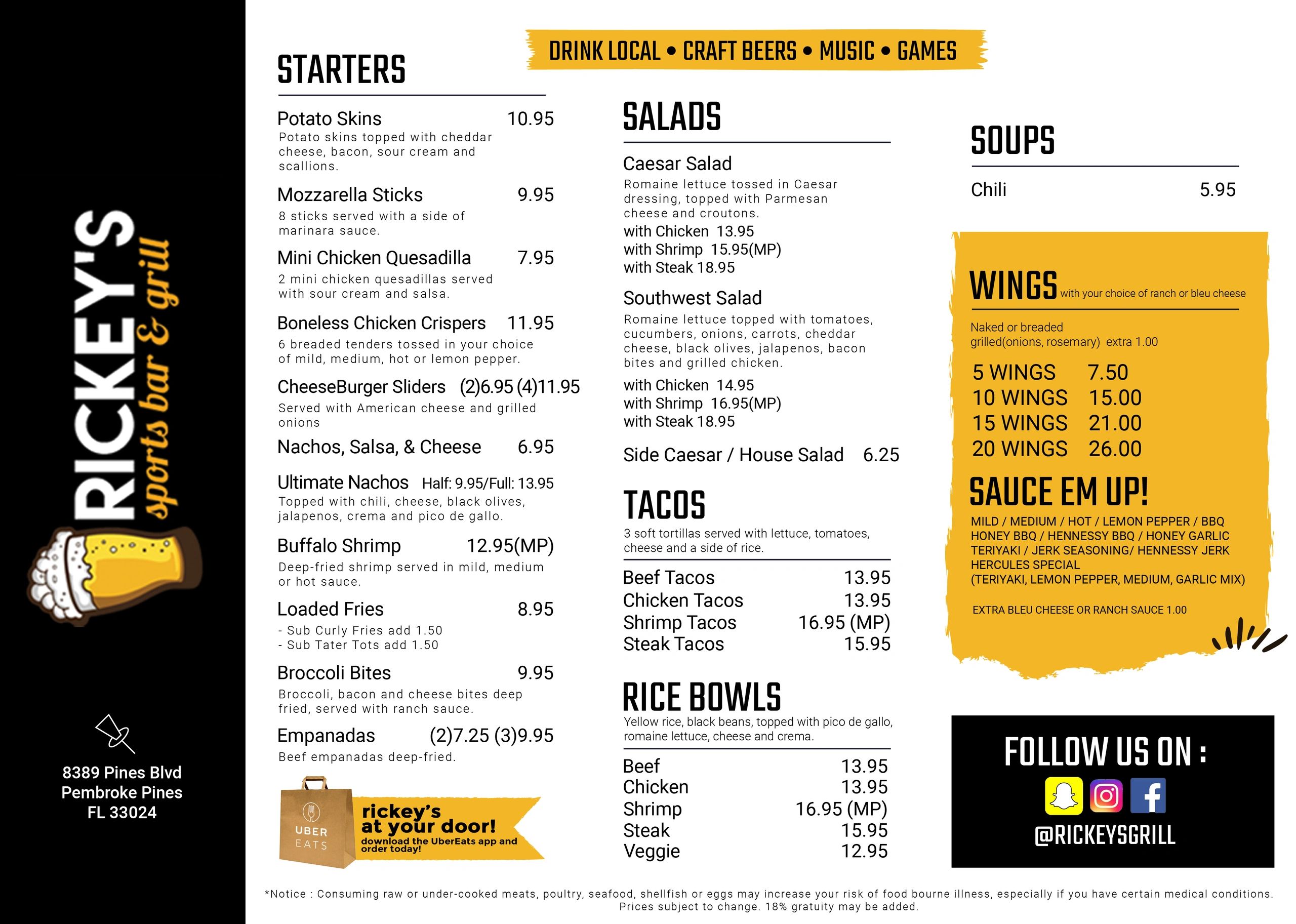 Rickeys Sports Bar & Grill